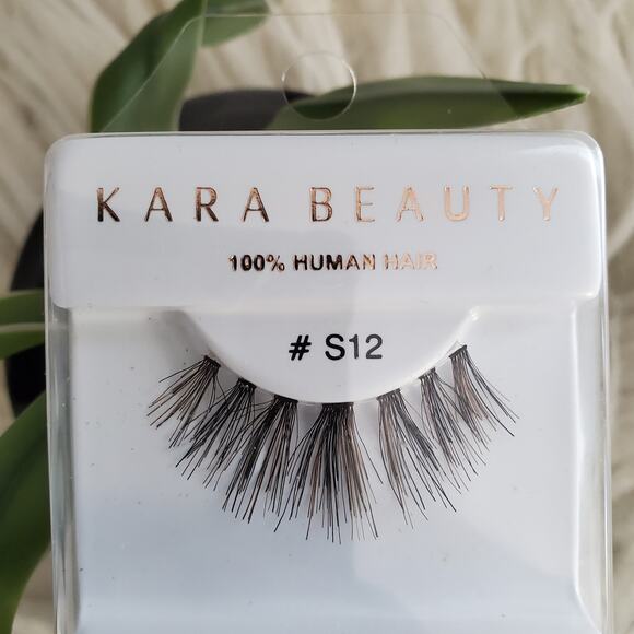 Kara Beauty 100% Human Hair False Eyelashes S12 - Picture 3 of 4